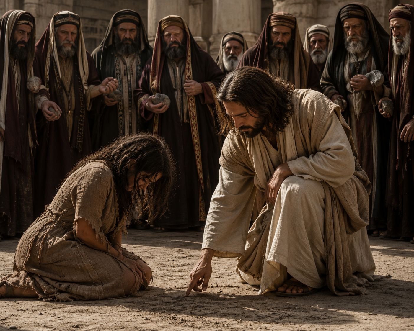 Biblical scene